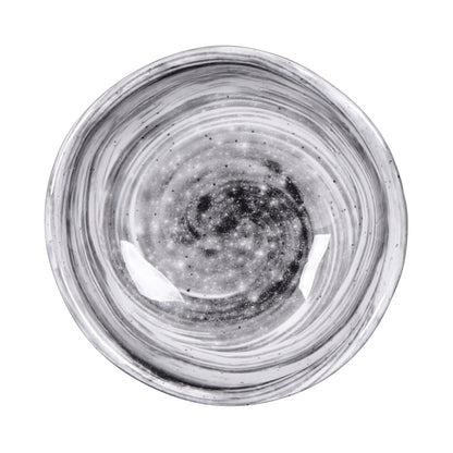 Melamine Round Bowl - Black Design