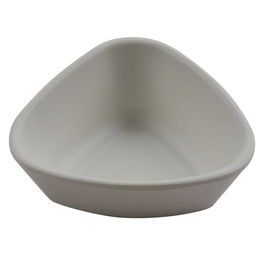 2.5 oz revive touch of honey triangle melamine ramekin with organic texture, 3.25"L x 3"W x 1.63"H, GET, cheforward