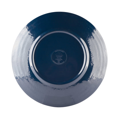 Melamine Round Pebble Plate - Lapis