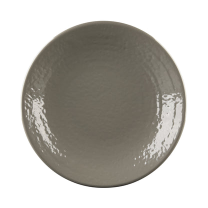 Melamine Round Pebble Plate - Mushroom