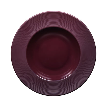 Melamine Round Past/Soup Bowl - Purple Glaze