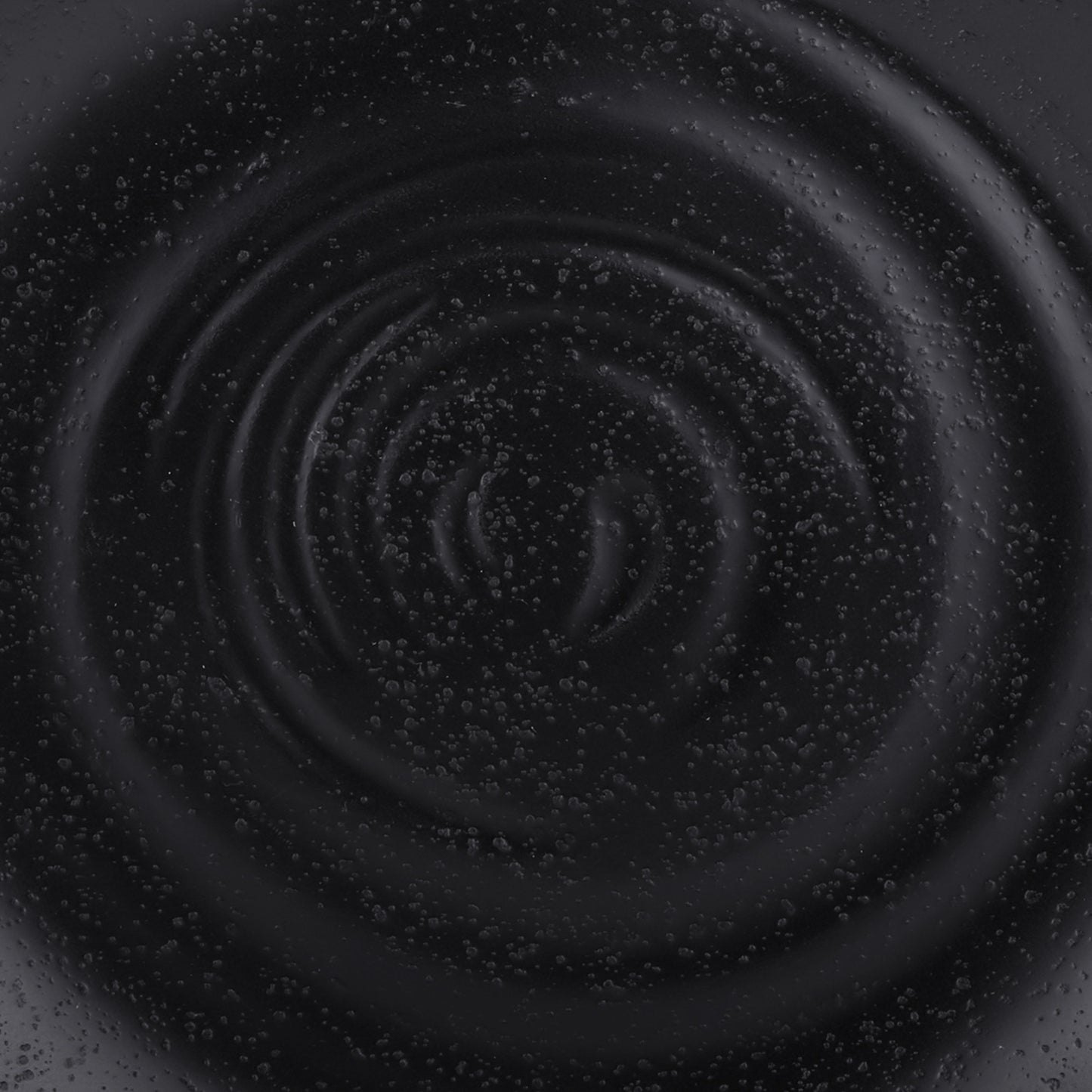 Melamine Round Plate - Black