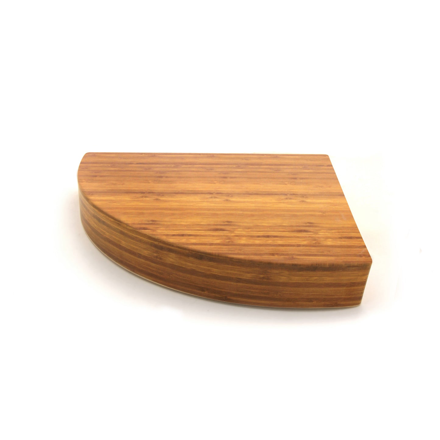 Melamine Quarter Oval Riser - Bamboo