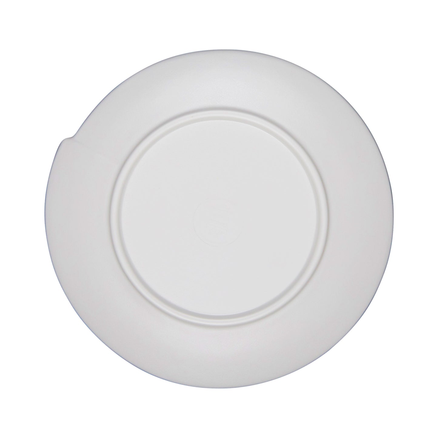 Melamine Irregular Round Plate - Catalina Light Blue