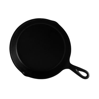 Melamine Faux Cast Iron Fry Pan - Black