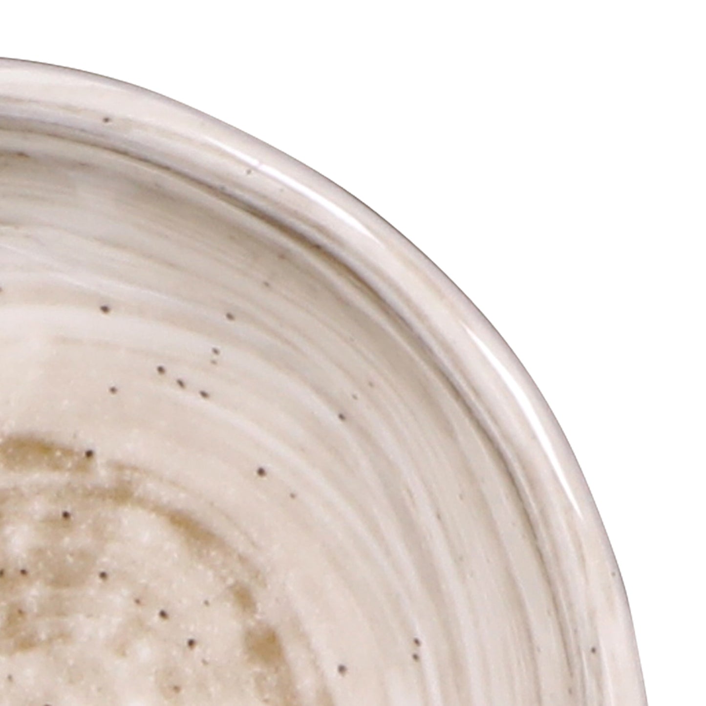 Melamine Round Bowl - Taupe Design