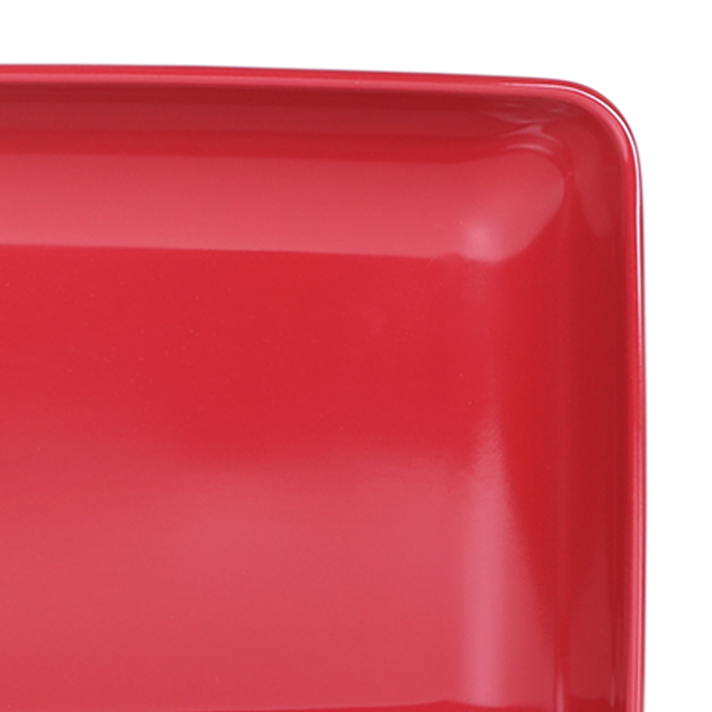Melamine Rectangular Platter - Cranberry