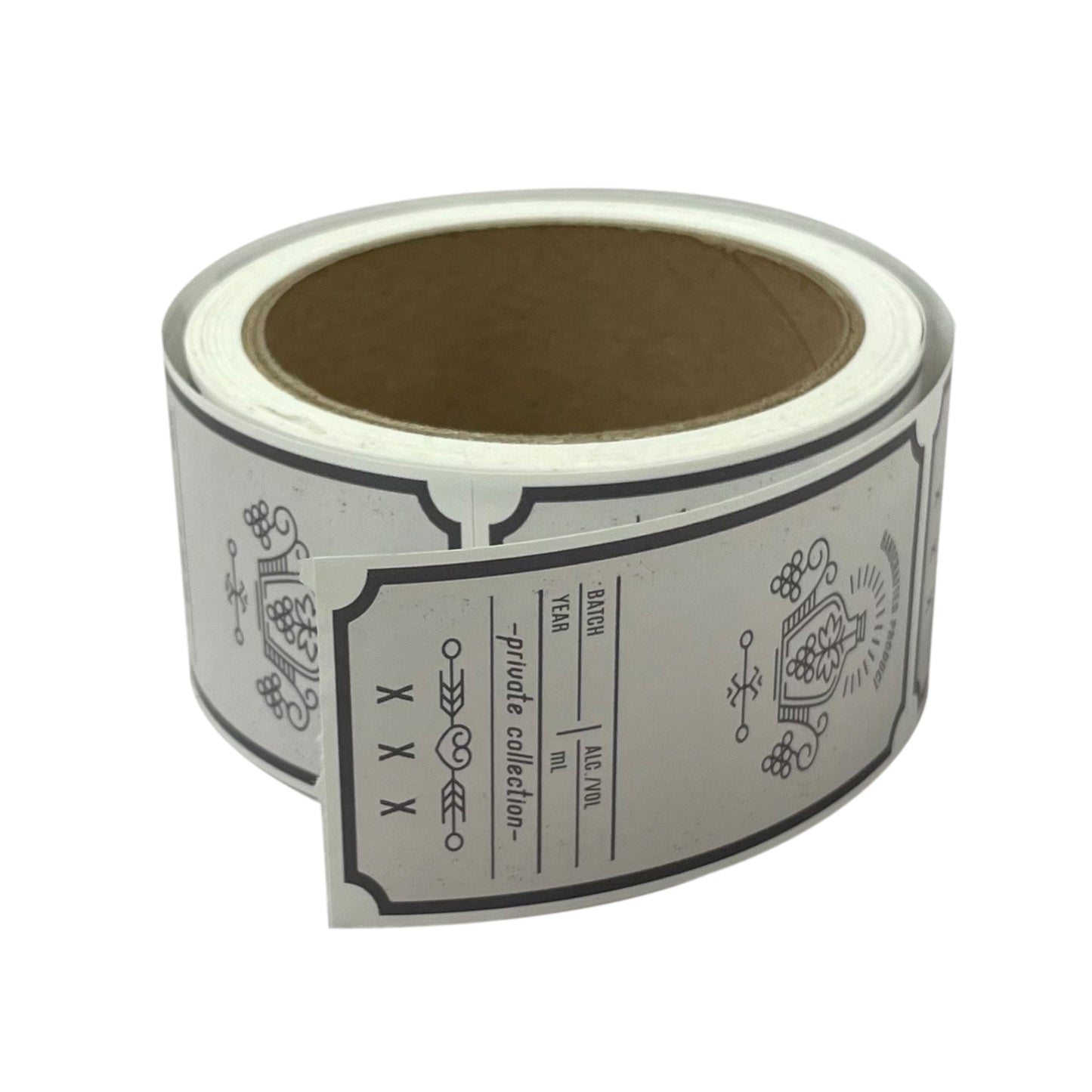 4" x 1.75" White Matte Paper - 2 Color Tamper Seal, Fits BB-001, BB-002 & BB-003(1 Roll), 100 labels per Roll.