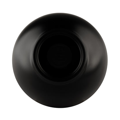 Melamine Round Bowl - Black w/ Gold Decal
