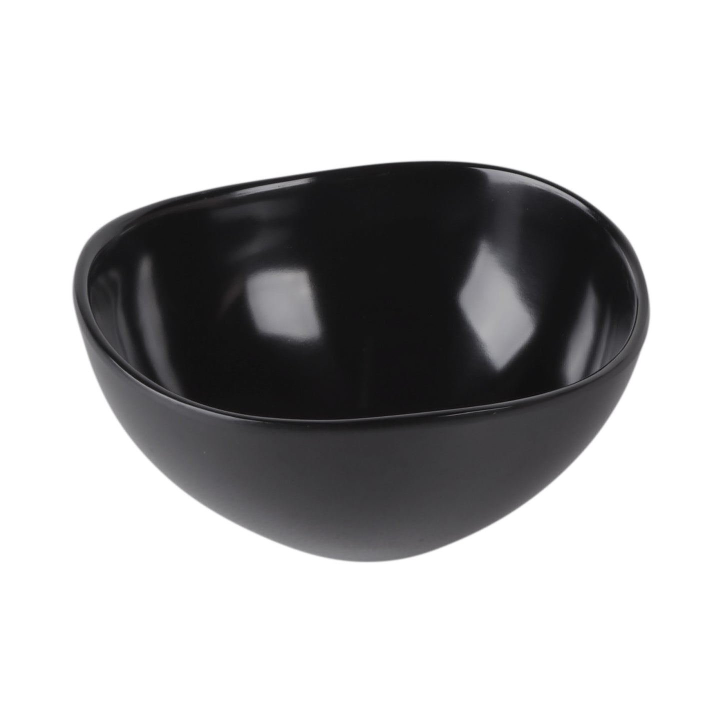 Melamine Almost Oval Bowl - Black