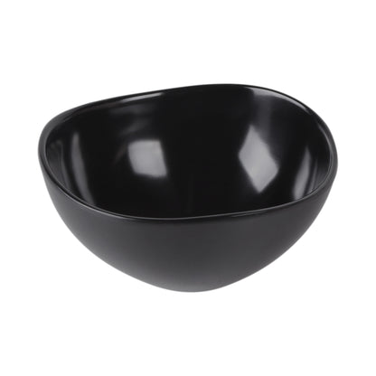 Melamine Almost Oval Bowl - Black