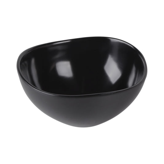 Melamine Almost Oval Bowl - Black