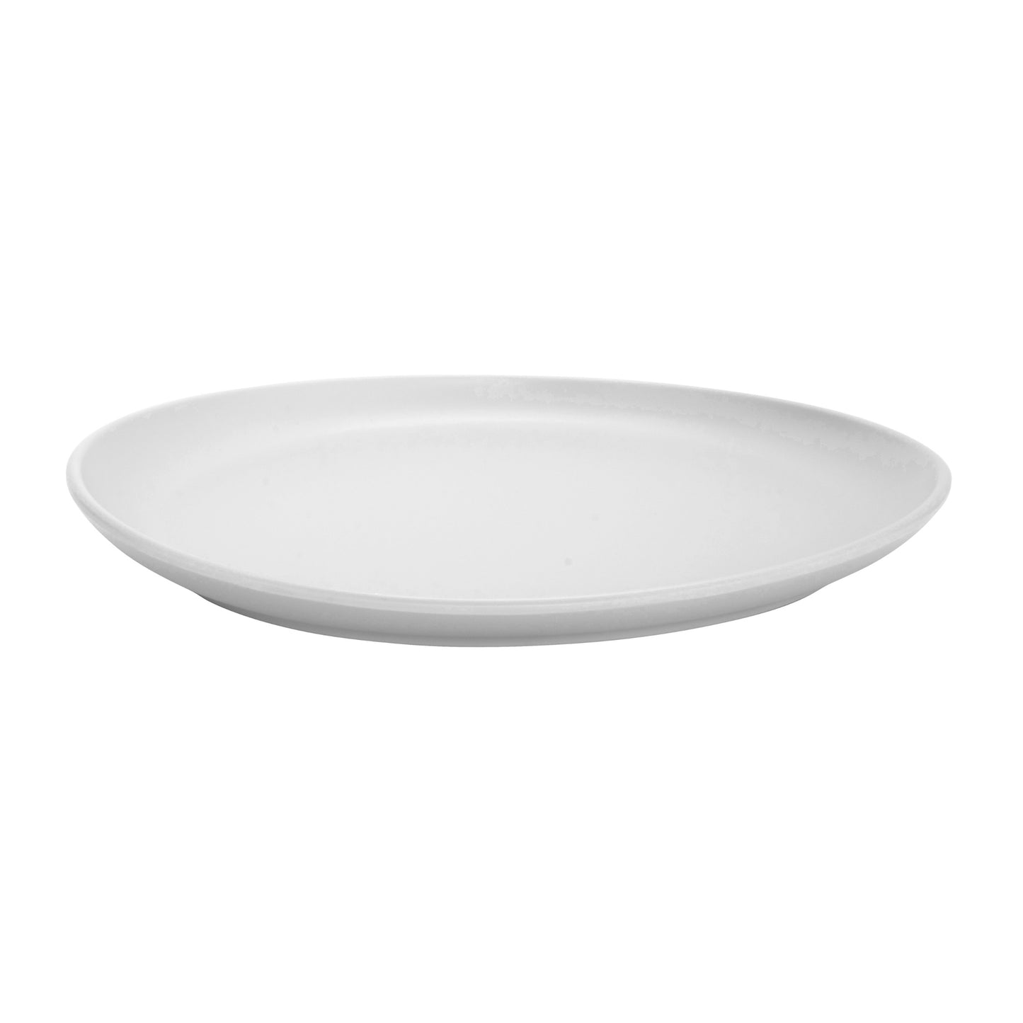 10.6" White, Melamine, Round Coupe Dinner Plate, G.E.T. Riverstone (12 Pack)
