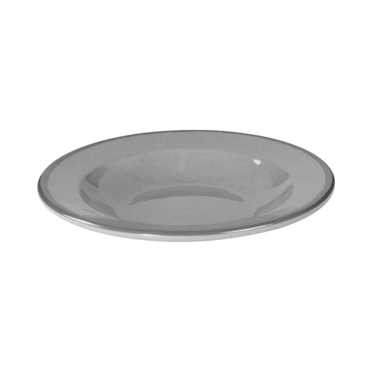 Melamine Round Crackle Pasta/Soup Bowl - Gray