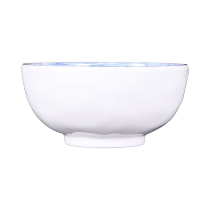 Melamine Round Bowl - Navy Design