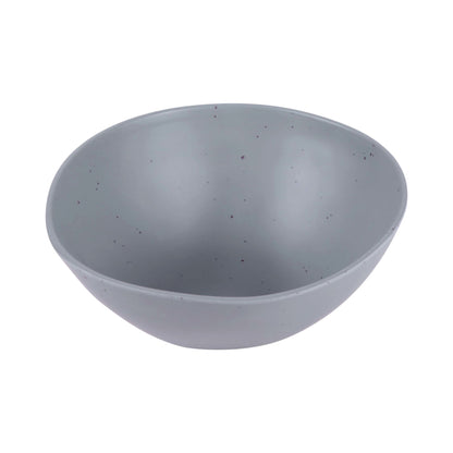 Melamine Round Bowl - Dark Gray w/ Speckle