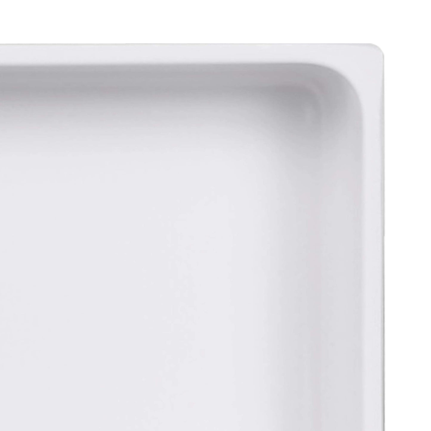 Melamine Rectangular Bin - White
