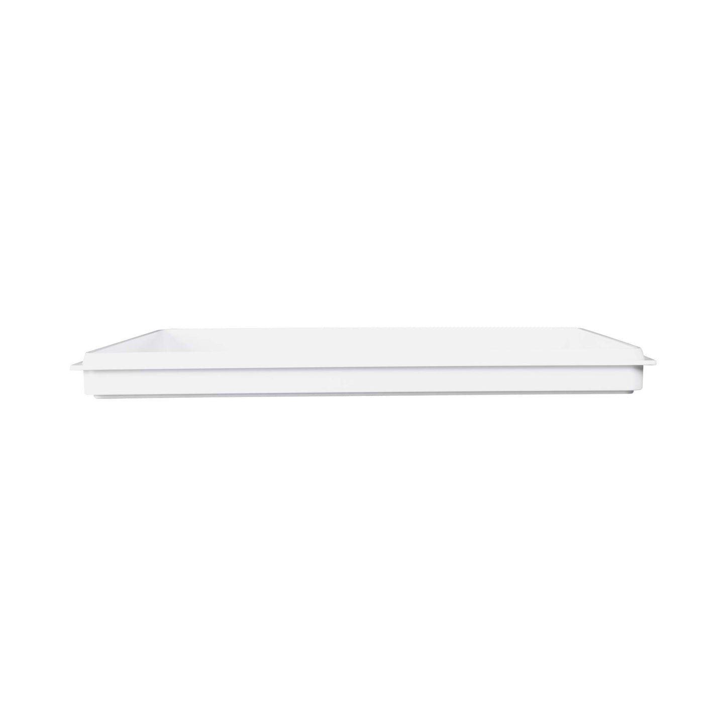 Melamine Rectangular Reversible Bin Lid - White