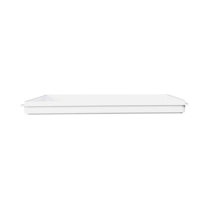 Melamine Rectangular Reversible Bin Lid - White
