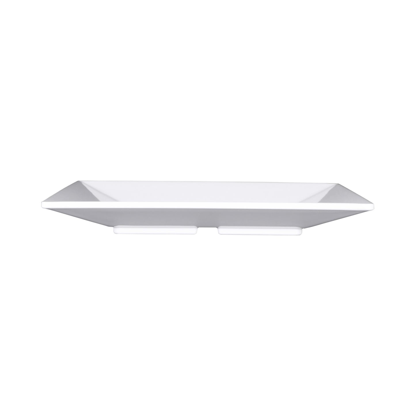 Melamine Square Plate - White