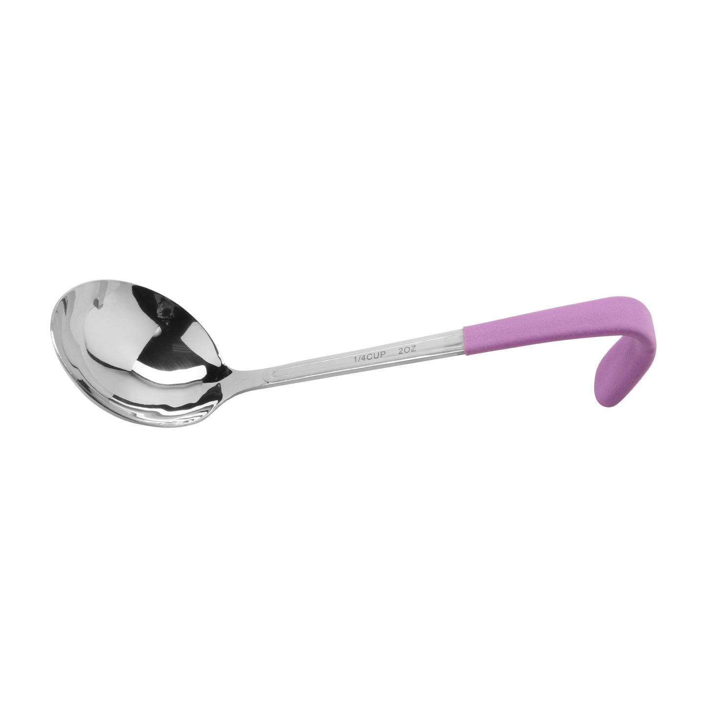 2 oz., 9.5" Stainless Steel Ladle w/ Mirror Finish and Cool-Grip Handle