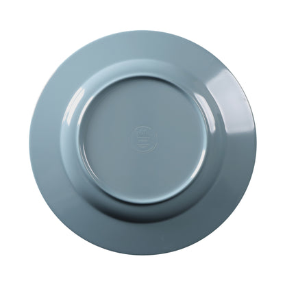 Melamine Round Crackle Plate - Cameo Blue