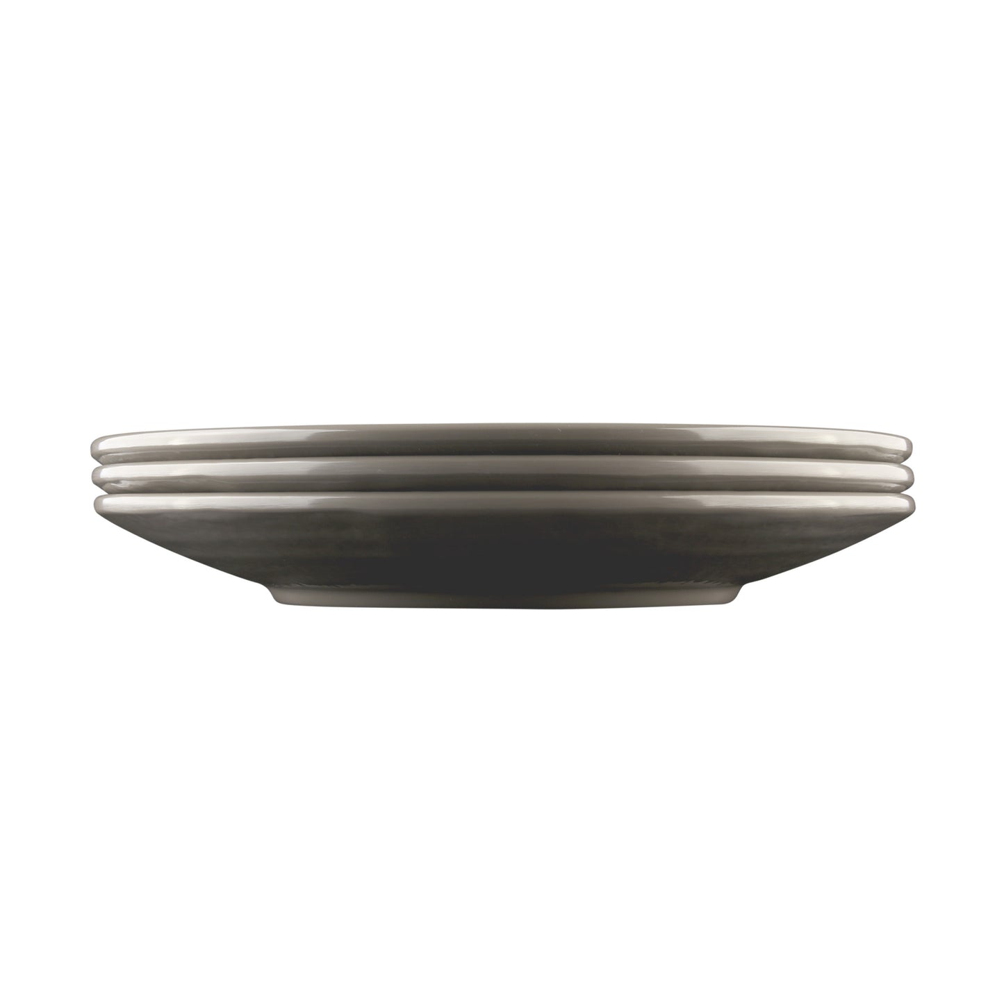 Melamine Round Pebble Plate - Mushroom