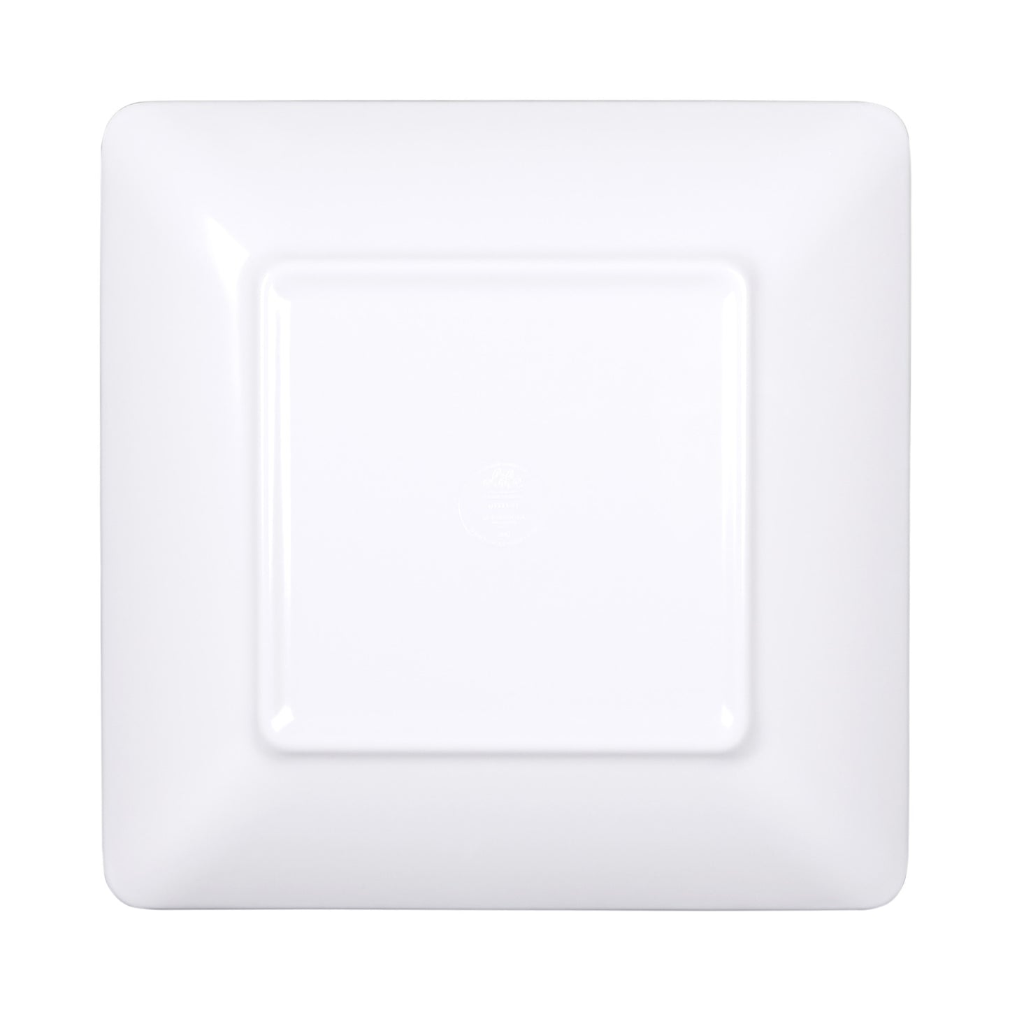 Melamine Square Plate - White