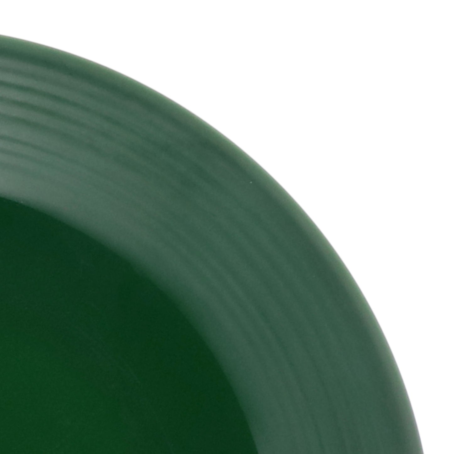 Melamine Round Plate - Green Glaze