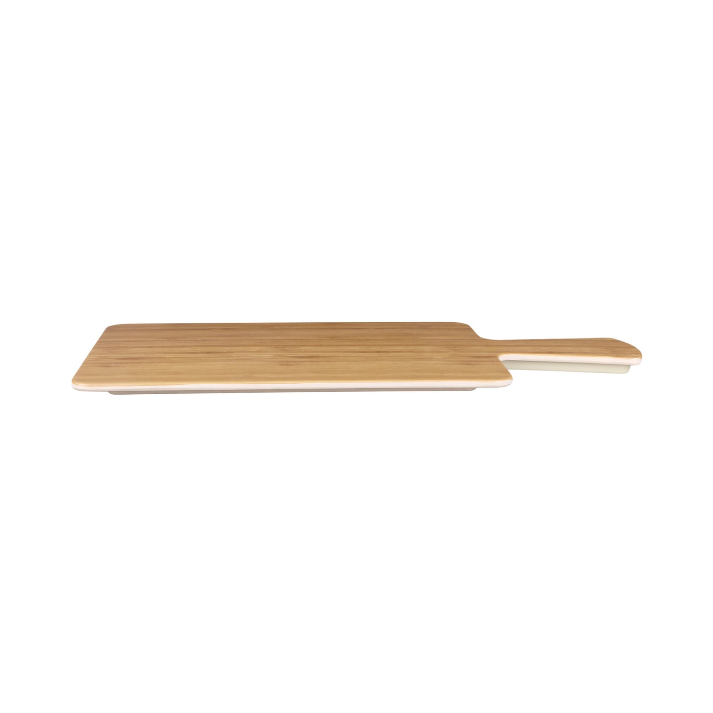 Melamine Rectangular Serving Board - Bamboo