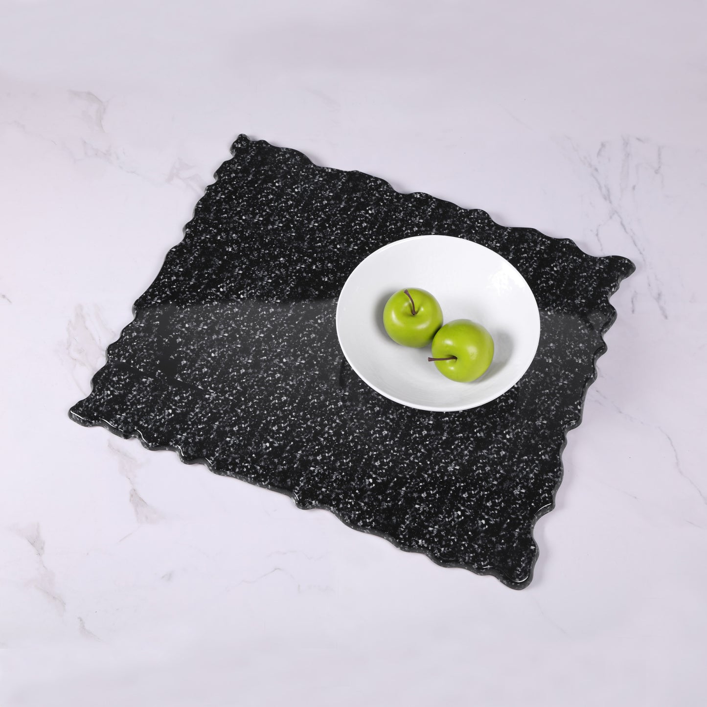 Melamine Rectangular Shape Riser - Black Granite