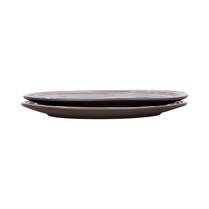 Melamine Round Plate - Stardust Blue