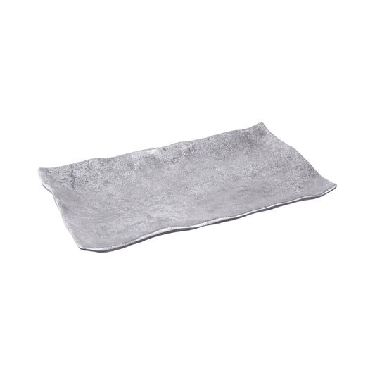 Melamine Rectangular Plate - Coal