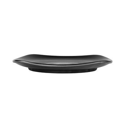 Melamine Square Plate - Black