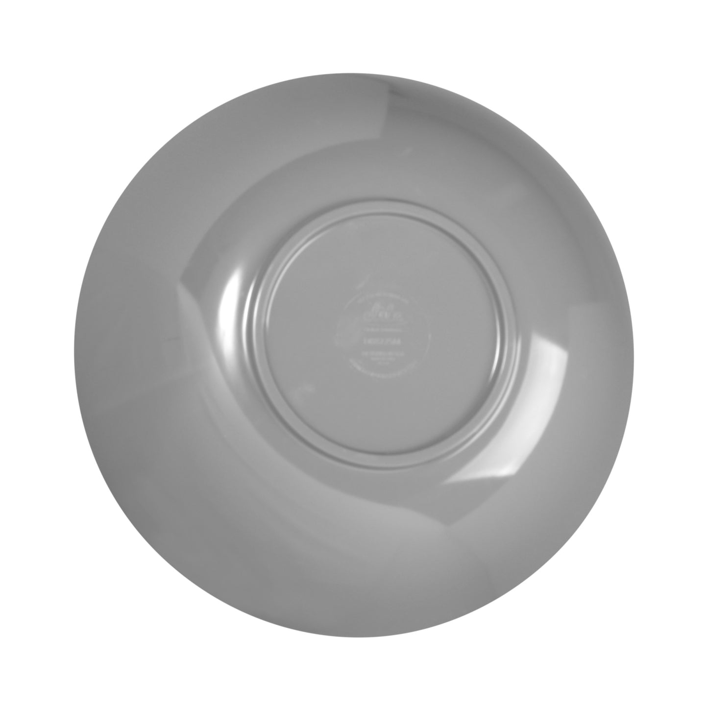 Melamine Round Crackle Bowl - Gray