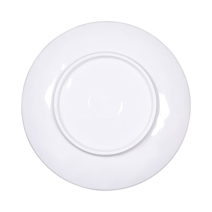 Melamine Round Plate - Black Design