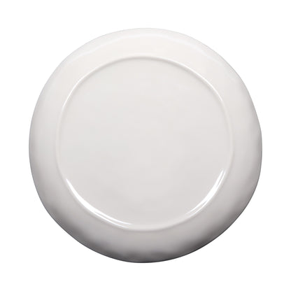 Melamine Round Plate - Cream Glaze