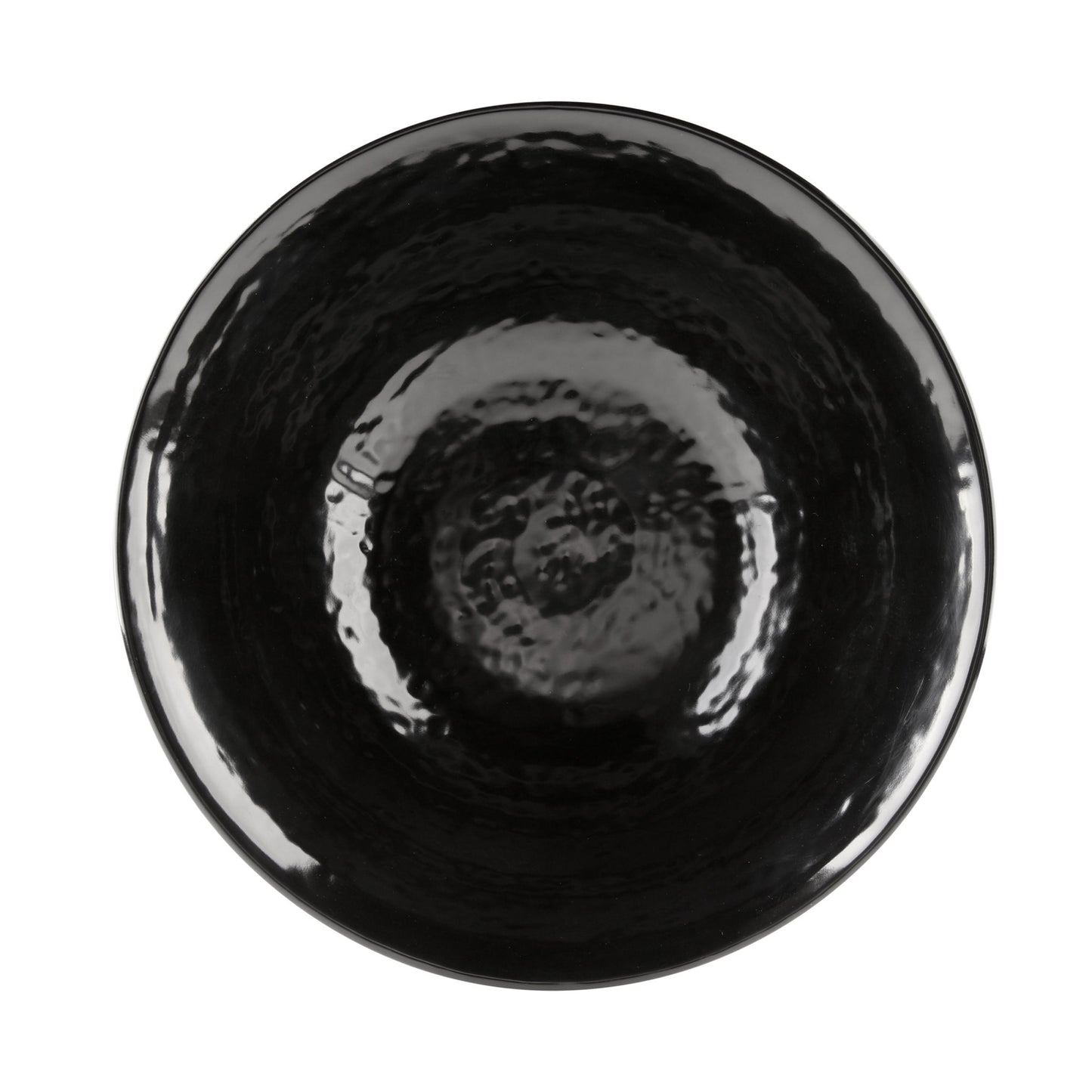 Melamine Bowl - Black Matte Finish Outside/Black Gloss Finish Inside