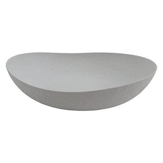 314.5 oz emerge stone natural melamine buffet bowl, 17.7"L x 13.6"W x 5.12"H, GET, cheforward