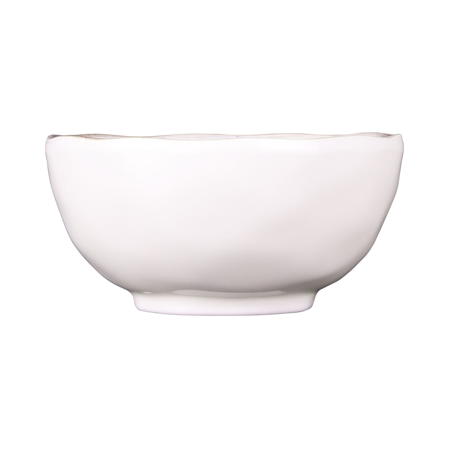 Melamine Round Bowl - Taupe Design