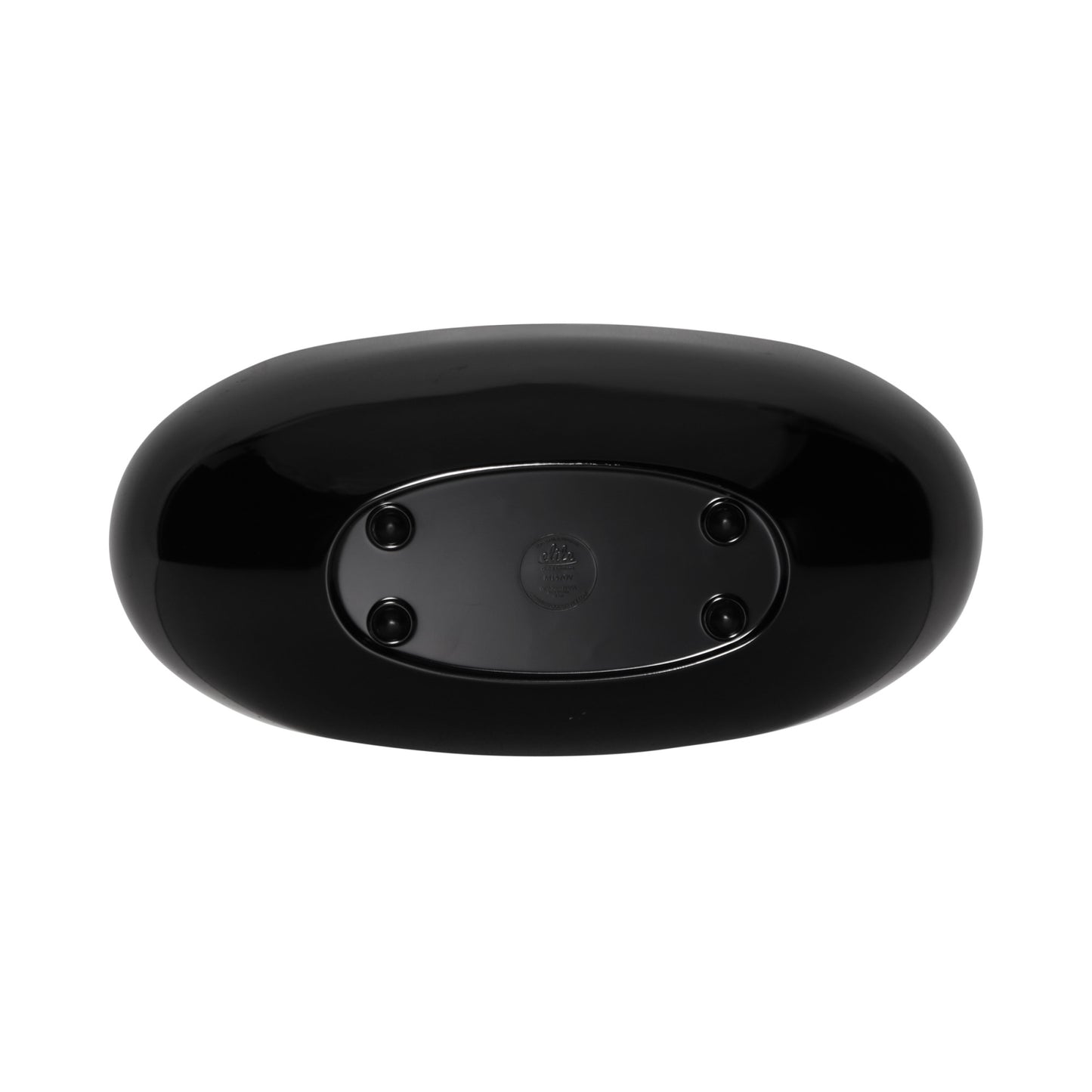 Melamine Long Oval Bowl - Black
