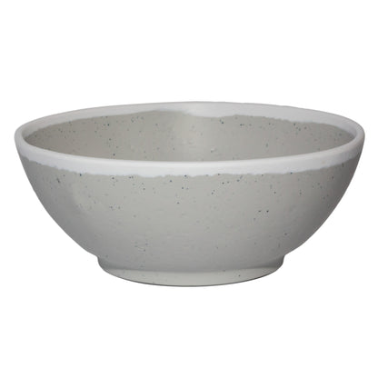 1.5 qt. Dove Gray, Melamine, Large Entree Bowl, (1.7 qt. rim-full), 8.25" Top Dia., 2.75" Deep, G.E.T. Pottery Market Glazed (12 Pack)