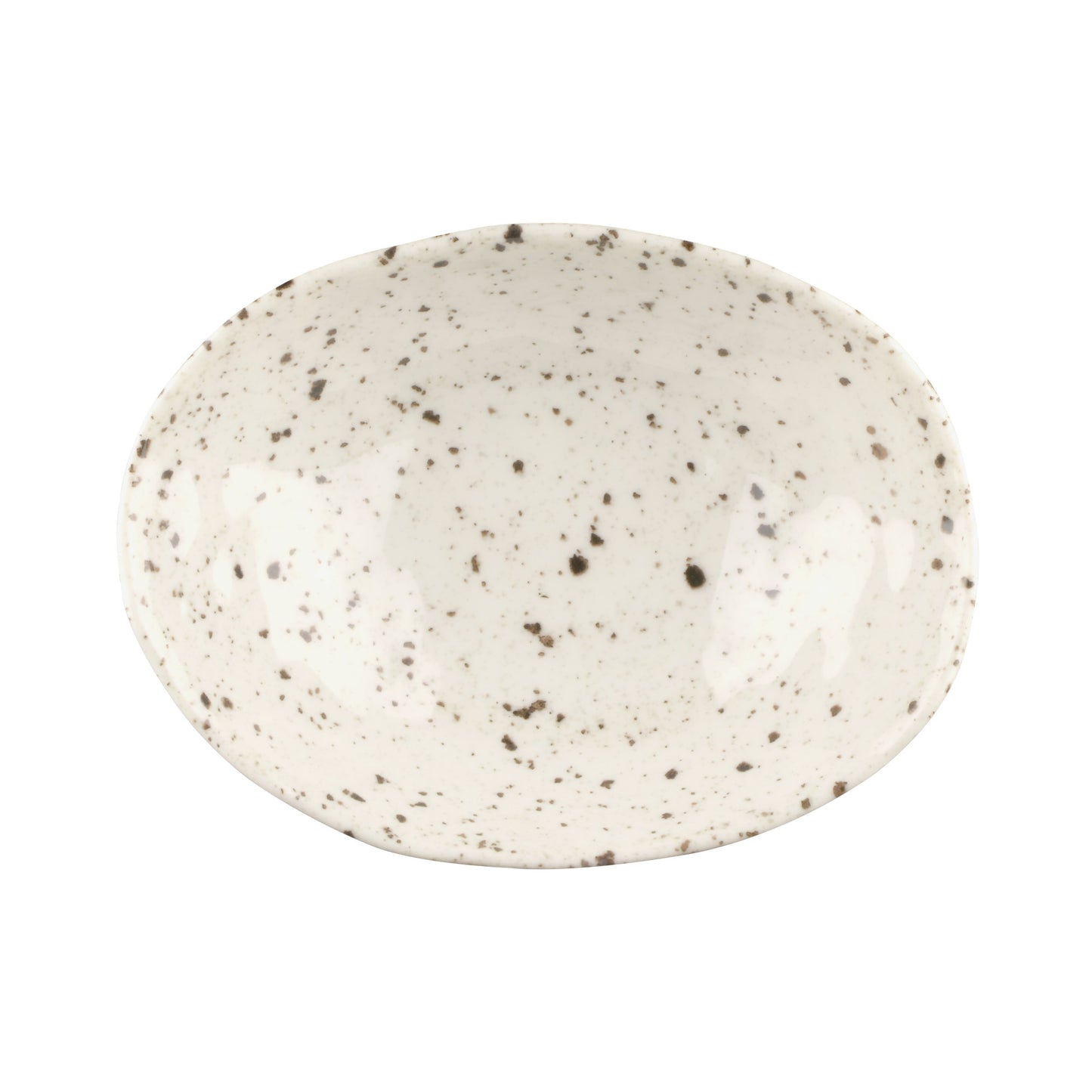 Melamine Oval Bowl - Chocolate Chip
