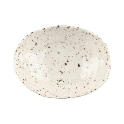 Melamine Oval Bowl - Chocolate Chip