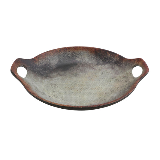 7.75 oz savor woven melamine mini wok with handles, 9.06"L x 7.75"W x 1.63"H, GET, cheforward