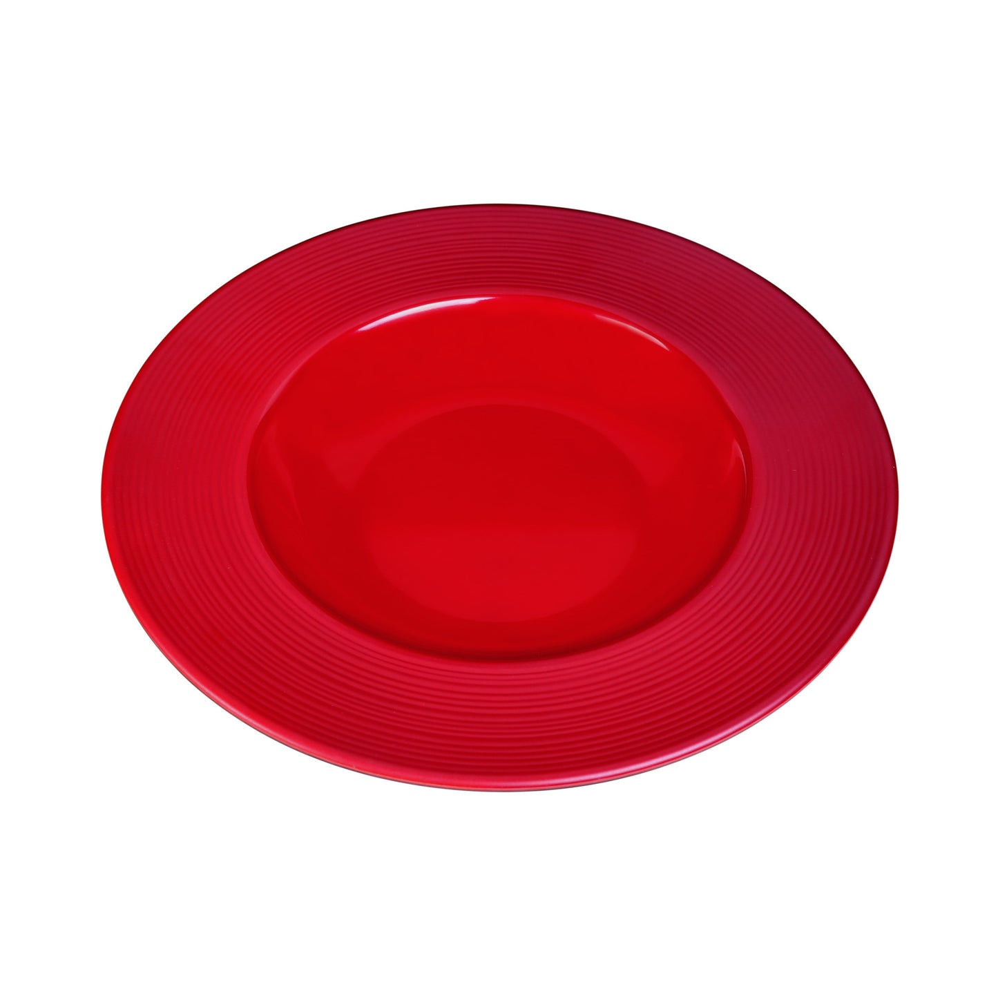 Melamine Round Past/Soup Bowl - Red Glaze