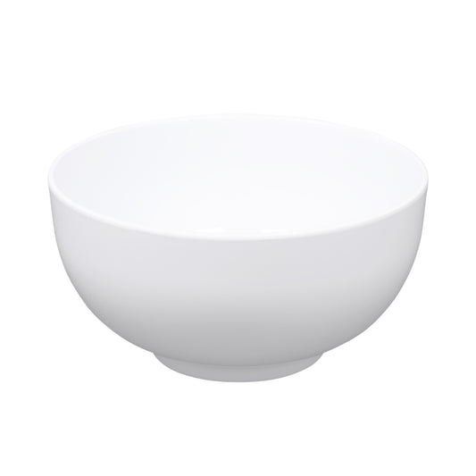 Melamine Round Bowl - White