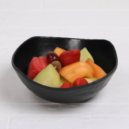 Melamine Squarish Bowl - Black