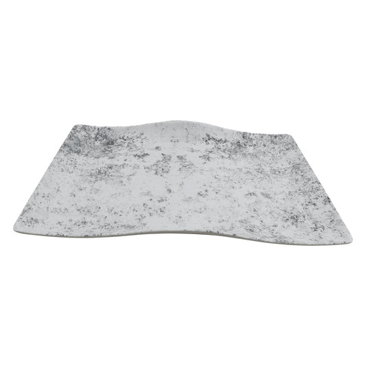 17.3" endure pebble rectangle buffet melamine platter (medium), 17.3"L x 12.2W x 1.8"W, GET, cheforward