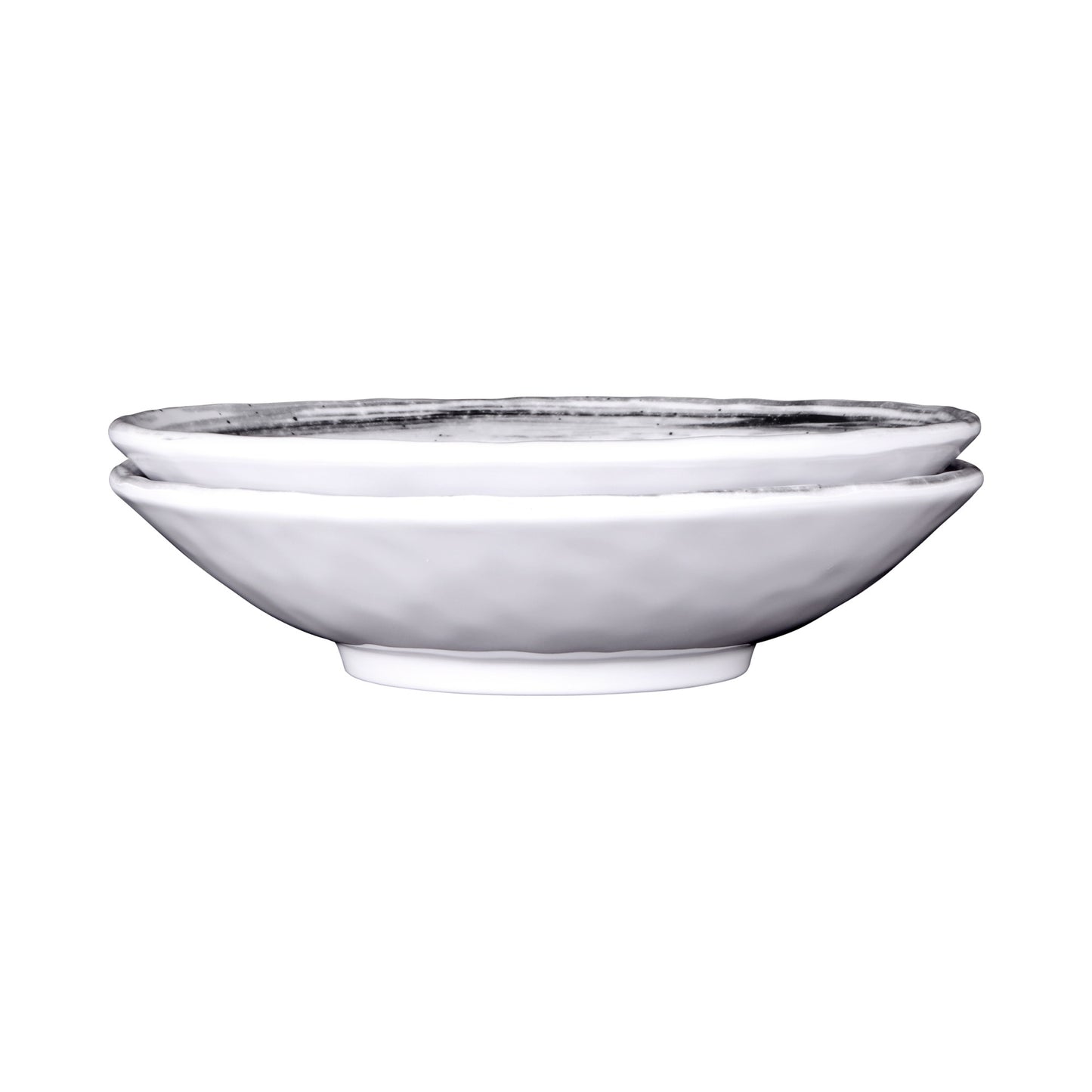 Melamine Round Bowl - Black Design